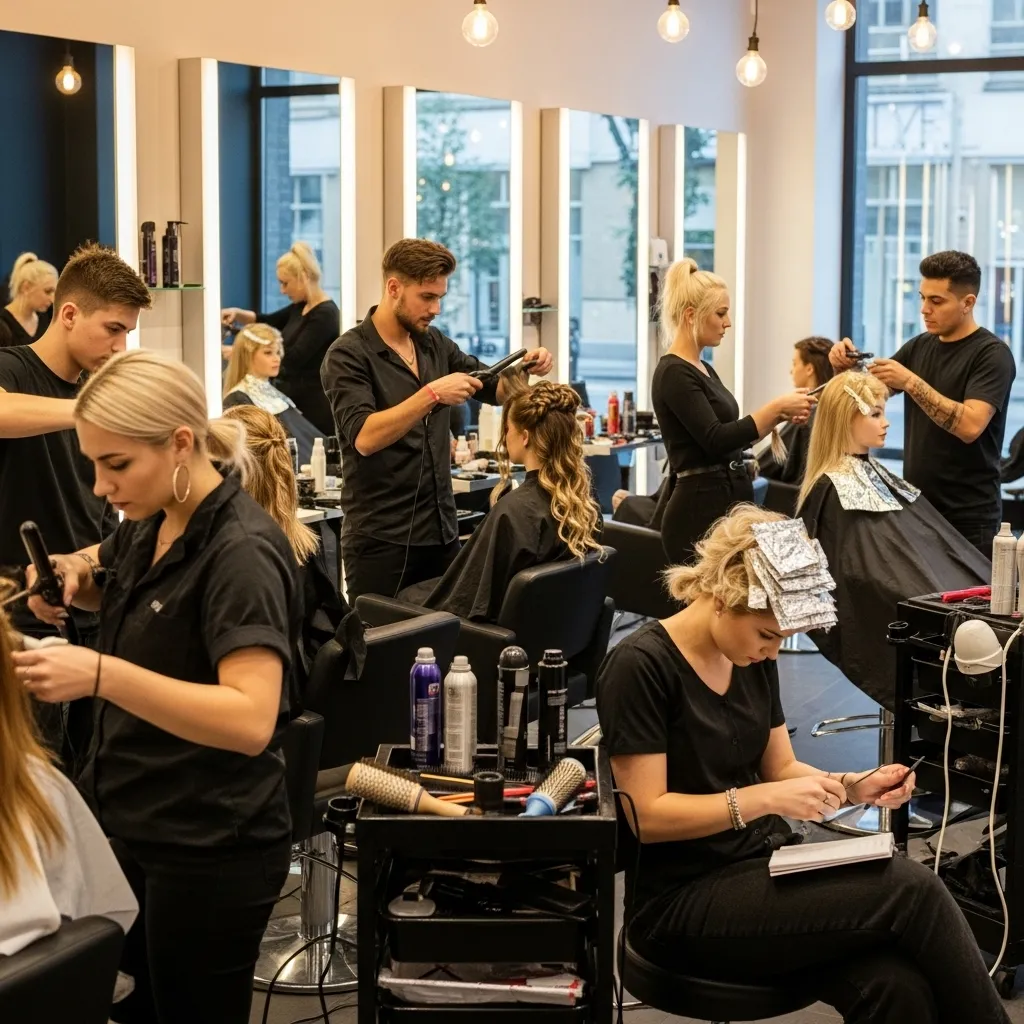 Stylist training session at smyxkhul